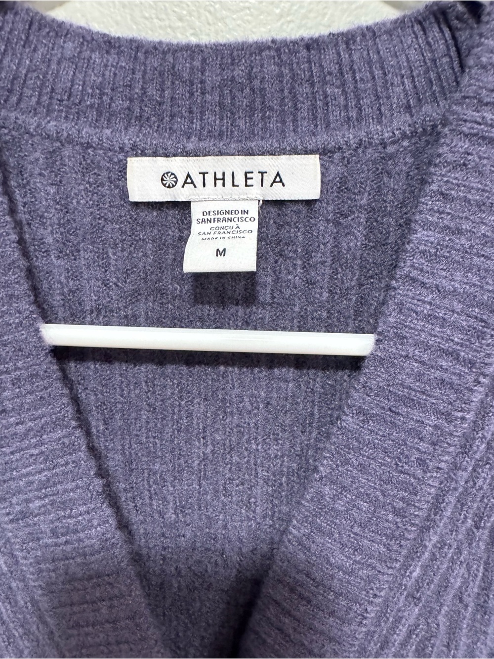 Athleta Layover Cardigan In Purple Size Medium - Picture 2 of 5